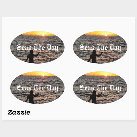 Zeeen de dag Sticker (Vel)