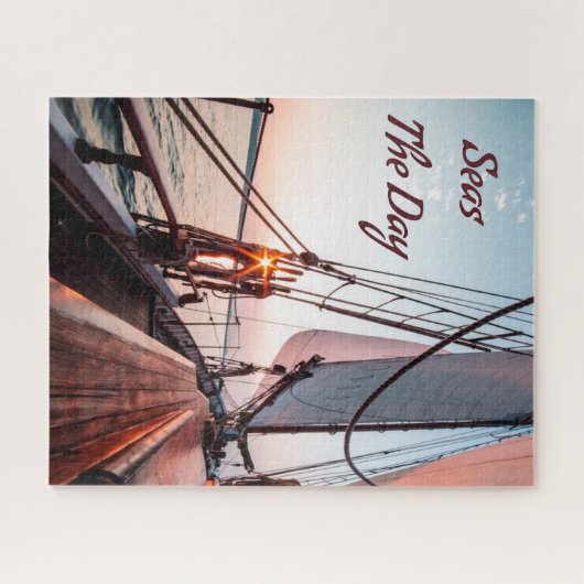 Zeeen De dag waarop de zee wordt geveegd Legpuzzel (Horizontaal)