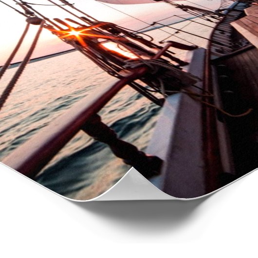 Zeeen De dag waarop de zee wordt geveegd Poster (Hoek)