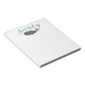 Zeeen de Dag  Walvis Notitieblok (Schuin)