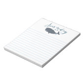 Zeeen de Dag  Walvis Notitieblok (Linkerzijde)