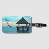 Zeeen de Day Beach Hut Bagagelabel (Voorkant (horizontaal))