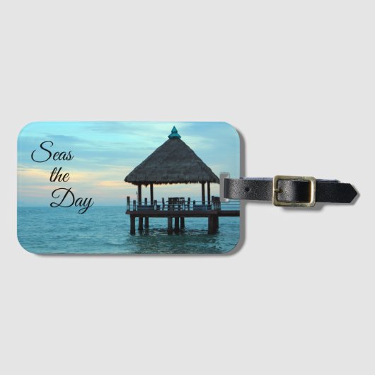 Zeeen de Day Beach Hut Bagagelabel (Voorkant (horizontaal))