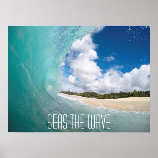 Zeeen De golf Poster (Voorkant)
