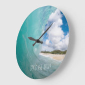 Zeeen De golf van de Tropische Oceaan Grote Klok (Hoek)