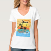 Zeeen de zomerdag t-shirt (Voorkant)