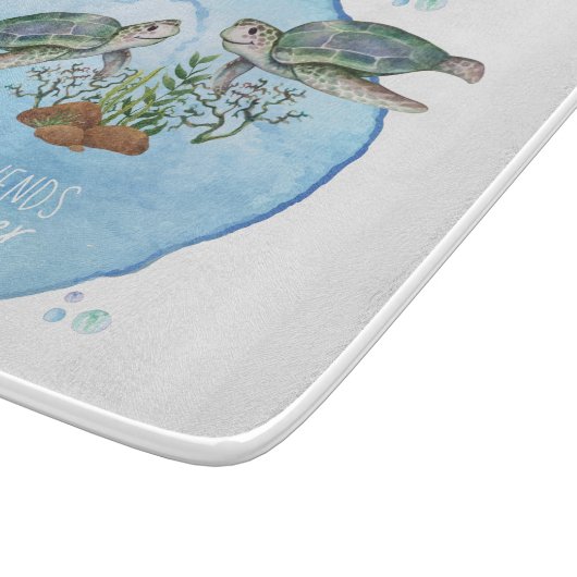 Zeeen draaiboeken - Gepersonaliseerde beste vriend Snijplank (Hoek)