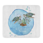 Zeeen draaiboeken - Gepersonaliseerde beste vriend Snijplank (Voorkant)