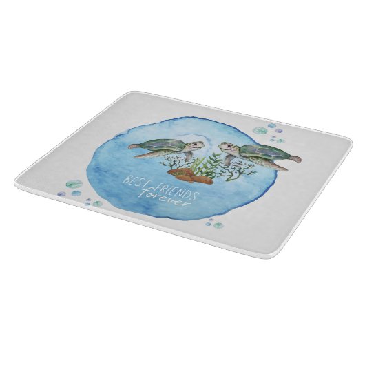 Zeeen draaiboeken - Gepersonaliseerde beste vriend Snijplank (Hoek)