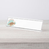 Zeeen draaiboeken opslaan bureau naambordje (Voorkant)