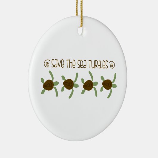 Zeeen draaiboeken opslaan keramisch ornament (Rechts)