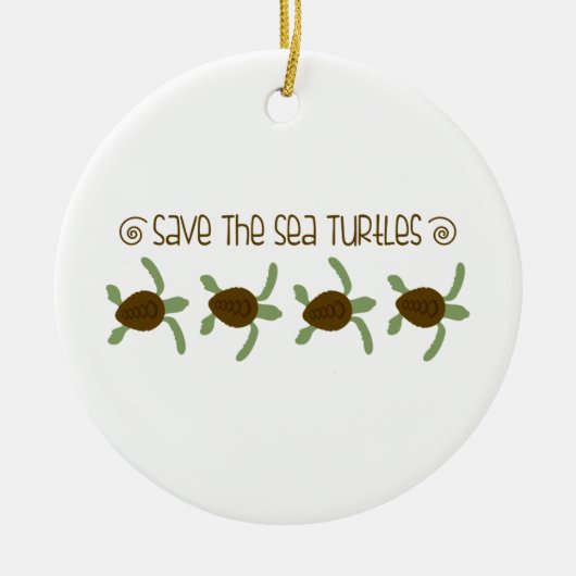 Zeeen draaiboeken opslaan keramisch ornament (Voorkant)