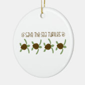 Zeeen draaiboeken opslaan keramisch ornament (Links)