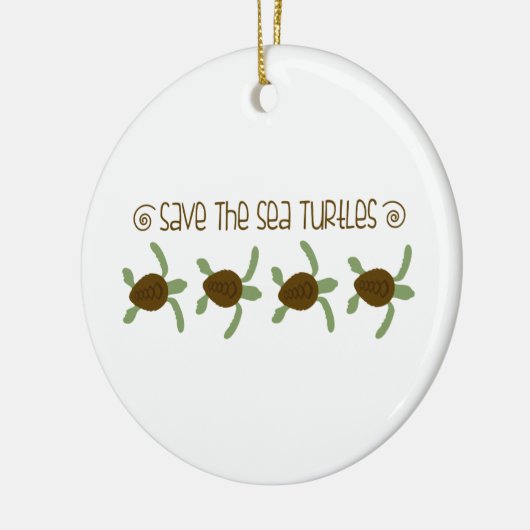 Zeeen draaiboeken opslaan keramisch ornament (Links)