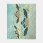 Zeeen draaipasta's fleece deken (Voorkant)