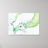 Zeeen drakenkunst Uitgerekt canvas Print (Voorkant)
