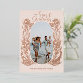 Zeeën en groet Oceaan Zeeleven Boog Fotolijstje Folie Feestdagenkaart (Staand Voorkant)