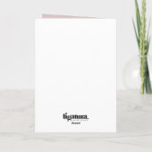 Zeeen en groeten Beachy Holiday Greetcard Kaart (Achterkant)