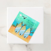 Zeeen en groeten elk kerstfeest met Rudolph Bedankjes Labels (In situ)