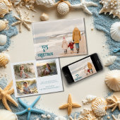 Zeeen en groeten feestdagenkaart