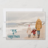 Zeeen en groeten feestdagenkaart (Voorkant)