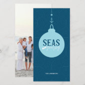Zeeen en groeten Foto Holiday Kaart (Voorkant / Achterkant)