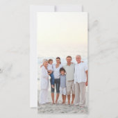 Zeeen en groeten Foto Holiday Kaart (Achterkant)