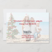 Zeeen en groeten Kansbrood Feestdagenkaart (Achterkant)