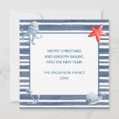 Zeeen en groeten: kerst met kerst in de Waterverf Kaart (Achterkant)