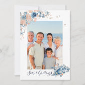 Zeeen en groeten Kerstmis Nautical Chic Photo (Voorkant)