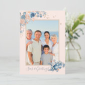 Zeeen en groeten Kerstmis Nautical Chic Photo (Staand voorkant)