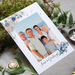 Zeeen en groeten Kerstmis Nautical Chic Photo