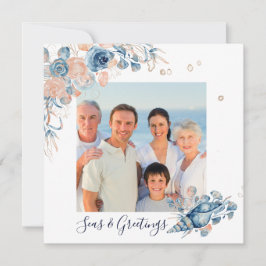 Zeeen en groeten Kerstmis Nautical Chic Photo