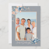 Zeeen en groeten Kerstmis Nautical Chic Photo (Voorkant)