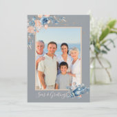 Zeeen en groeten Kerstmis Nautical Chic Photo (Staand voorkant)