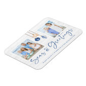 Zeeen en groeten Kusttijd Foto Magneet (Linkerzijde)