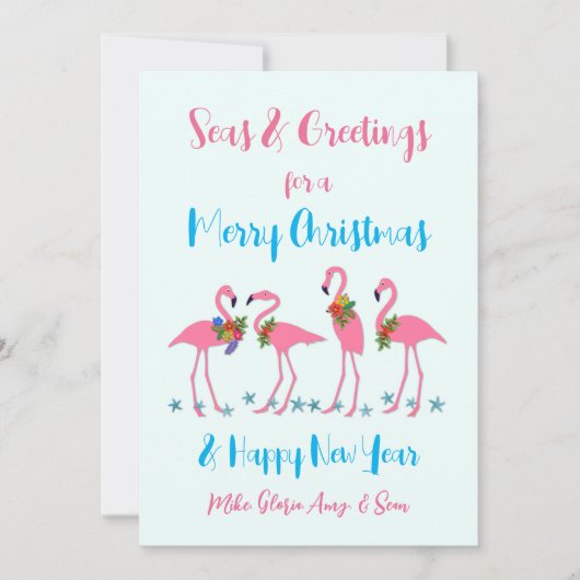 Zeeen en groeten, met kerstmis te Kaart (Voorkant)