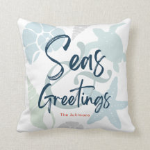 Zeeen en groeten Seashell kerstfeestdag