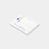 Zeeen en Groeten Seashell Ornament Kusthout Post-it® Notes (Schuin)