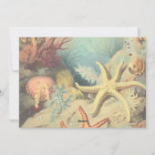 Zeeen en Groeten Strand Foto Feestdagenkaart (Achterkant)