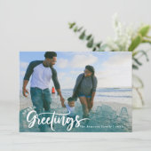 Zeeen en groeten | tropische kerst (Staand voorkant)