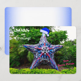 Zeeen en groeten uit Sunny Florida met Kerstmis Feestdagenkaart