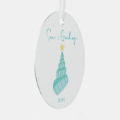 Zeeen en groeten van de kusten metalen ornament (Voorkant Rechts)