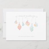 Zeeen en groeten van de Waterverf Shell Feestdagenkaart (Voorkant)