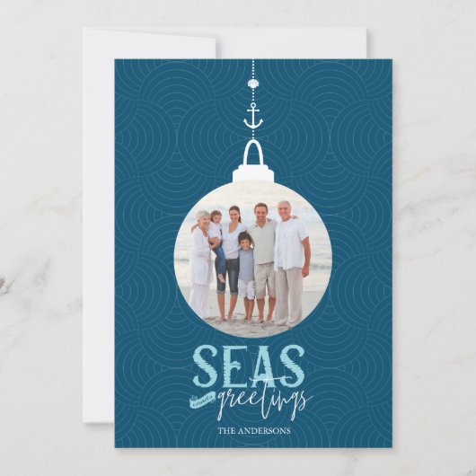 Zeeen en groeten Vaste feestdag Kaart (Voorkant)