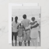 Zeeen en groeten Vaste feestdag Kaart (Achterkant)