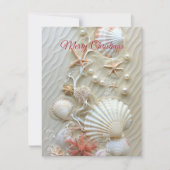 Zeeen en Groeten Zeesterren Roze Koraal Parels Kaart (Voorkant)