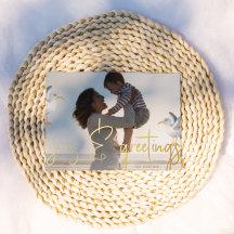 Zeeen en groetings-strand Foto