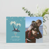 Zeeen en kerstkaarten voor bedekking feestdagenkaart (Staand voorkant)