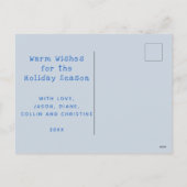 Zeeen en vuurtoren van de Vakantie Briefkaart (Achterkant)